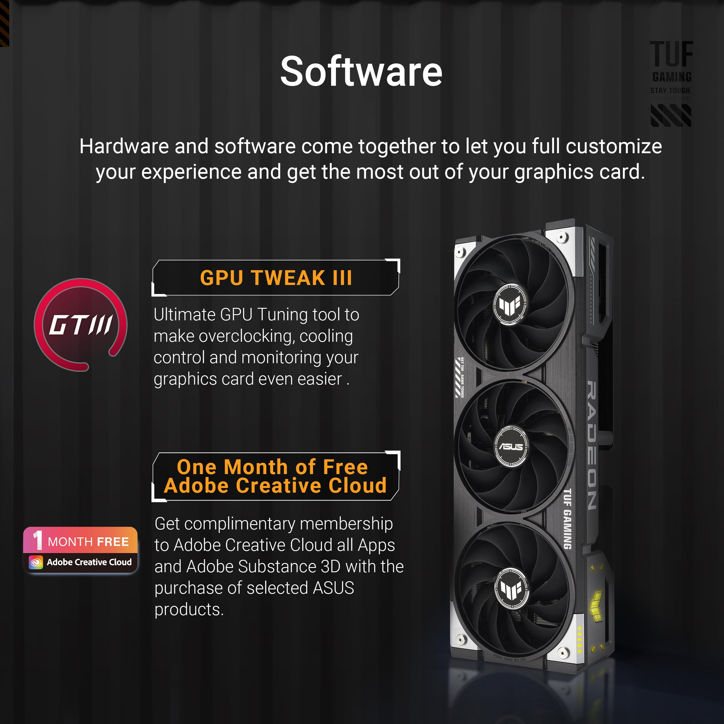 ASUS TUF Gaming Radeon™ RX 9060 XT 16GB GDDR6 OC Edition - Image 7