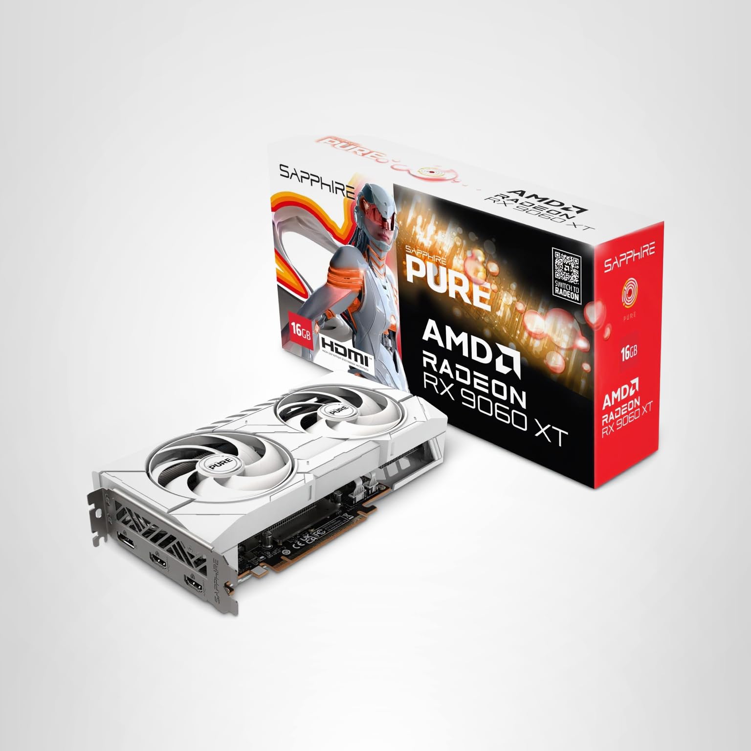 Sapphire 11350-02-20G Pure AMD Radeon™ RX 9060 XT Gaming OC Graphics Card with 16GB GDDR6, AMD RDNA 4 - Image 8