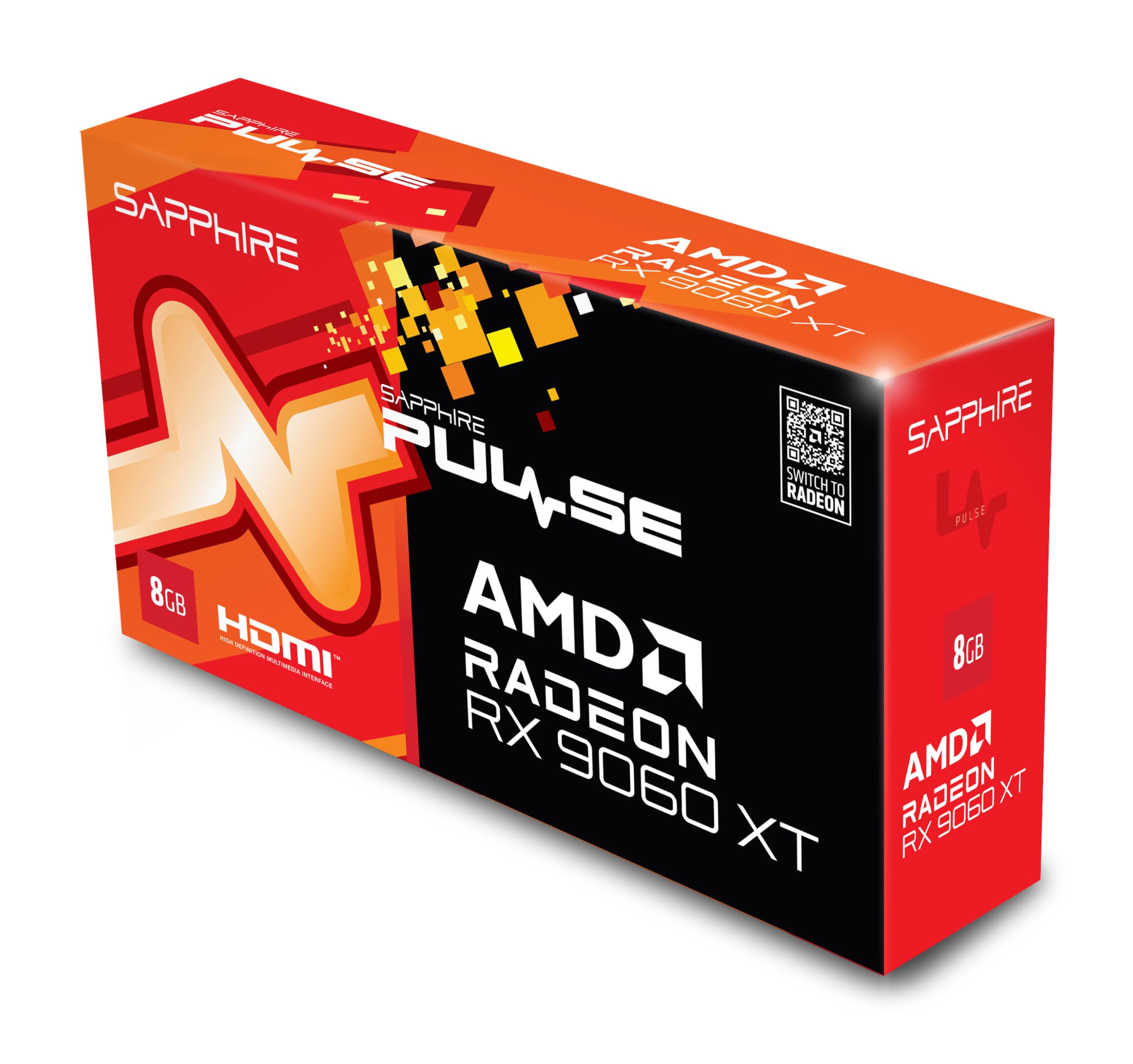 Sapphire 11350-04-20G Pulse AMD Radeon™ RX 9060 XT Gaming OC Graphics Card with 8GB GDDR6, AMD RDNA 4 - Image 7